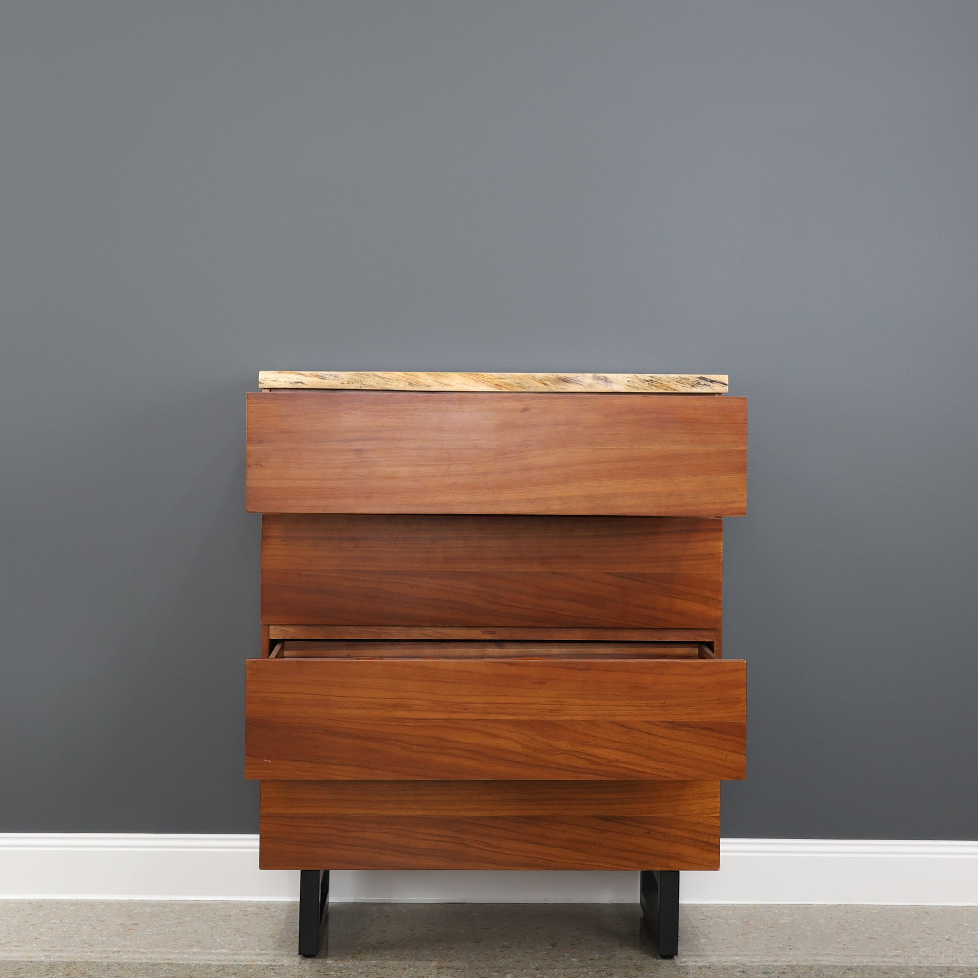 Dark Valley Tallboy 4 Drawers