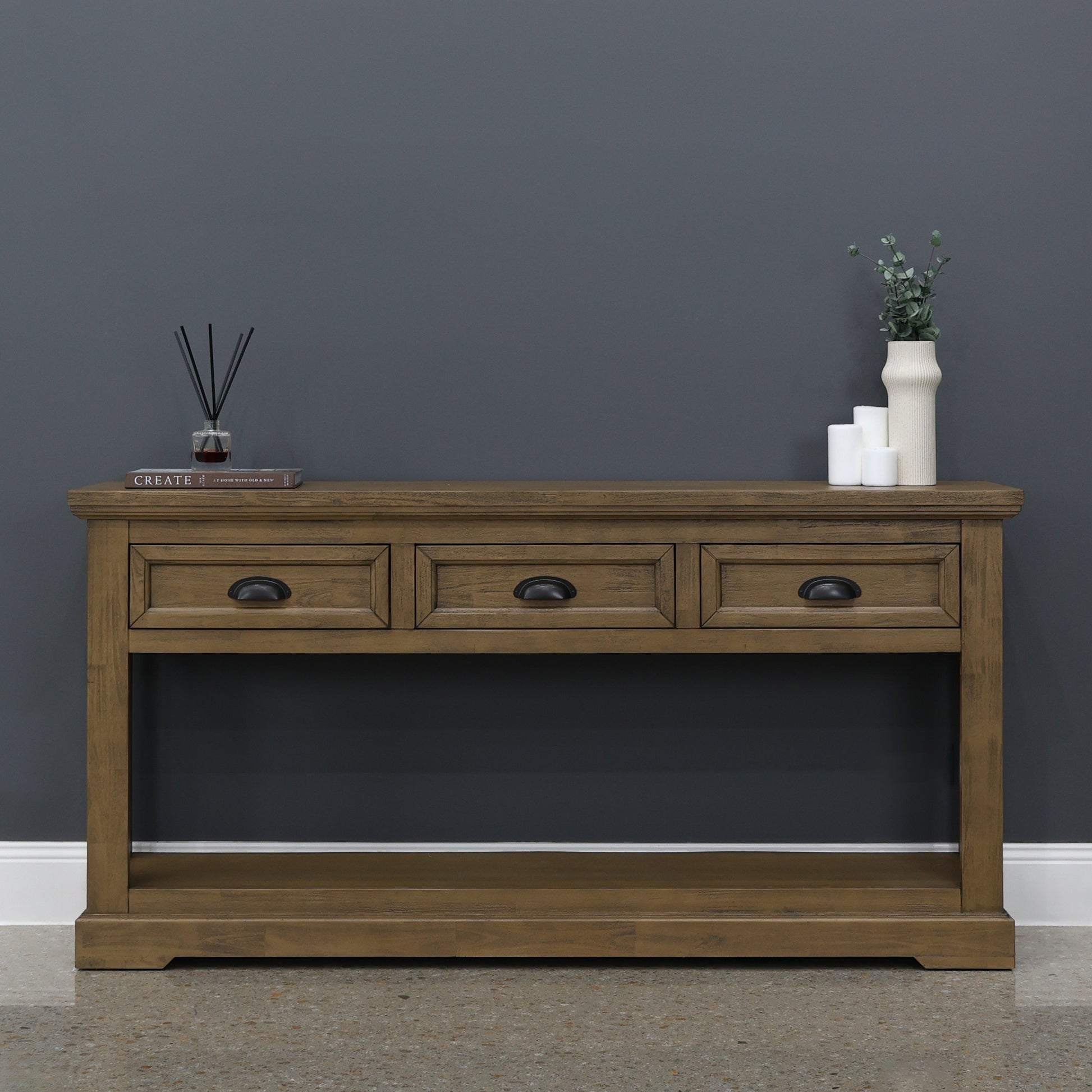Macedon Console Table w/ 3 Drawers
