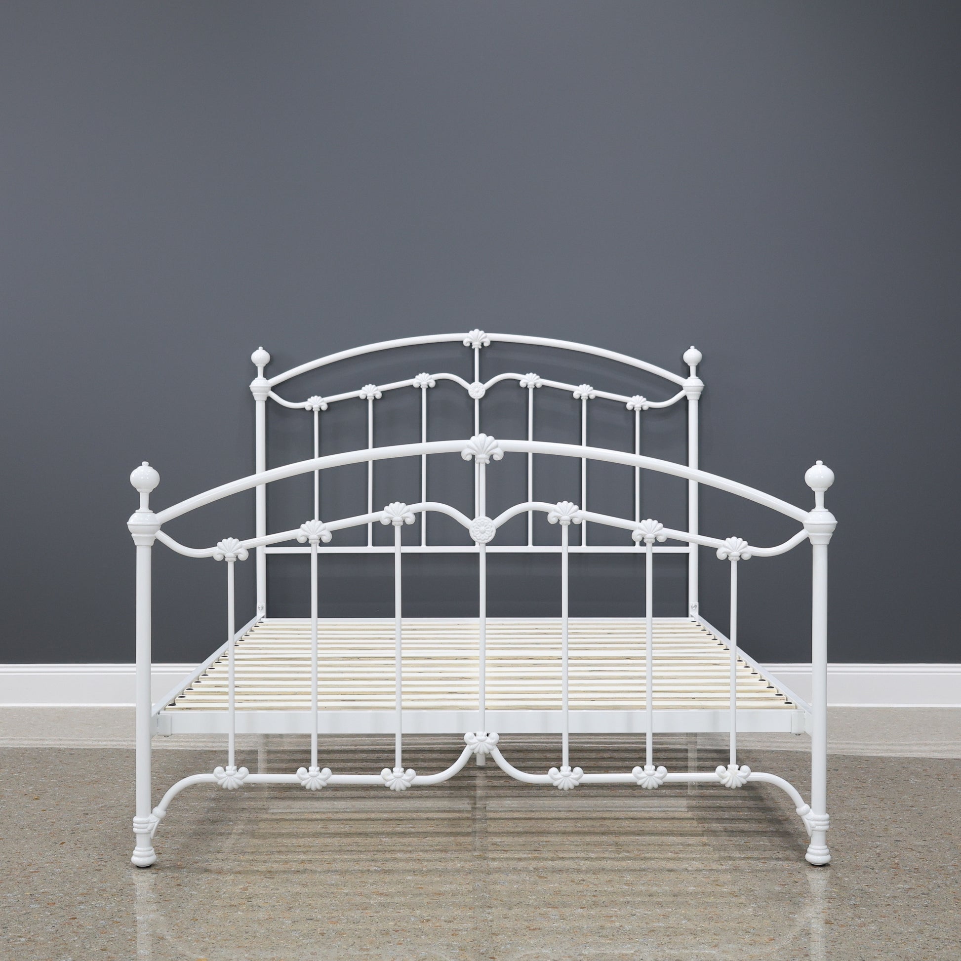 Katrina Bed - Gloss White
