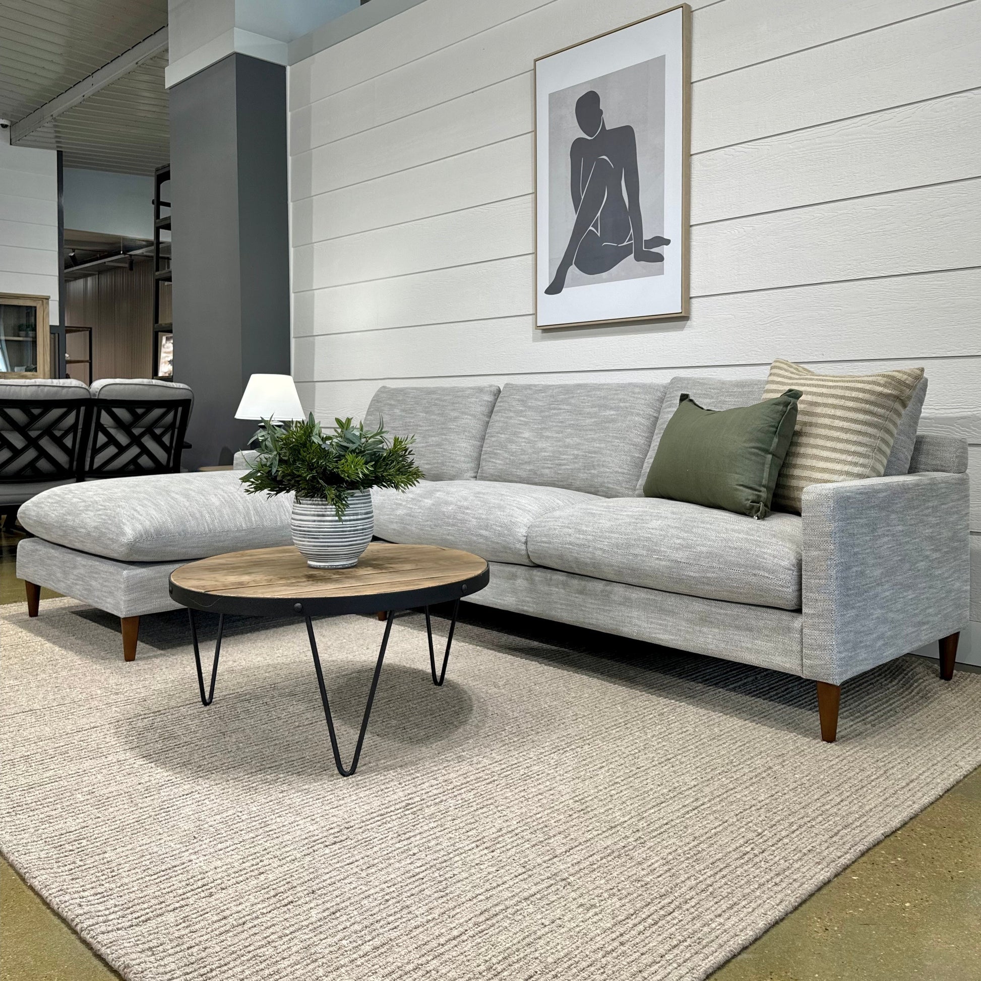 Scandi Sofa Chaise LHF