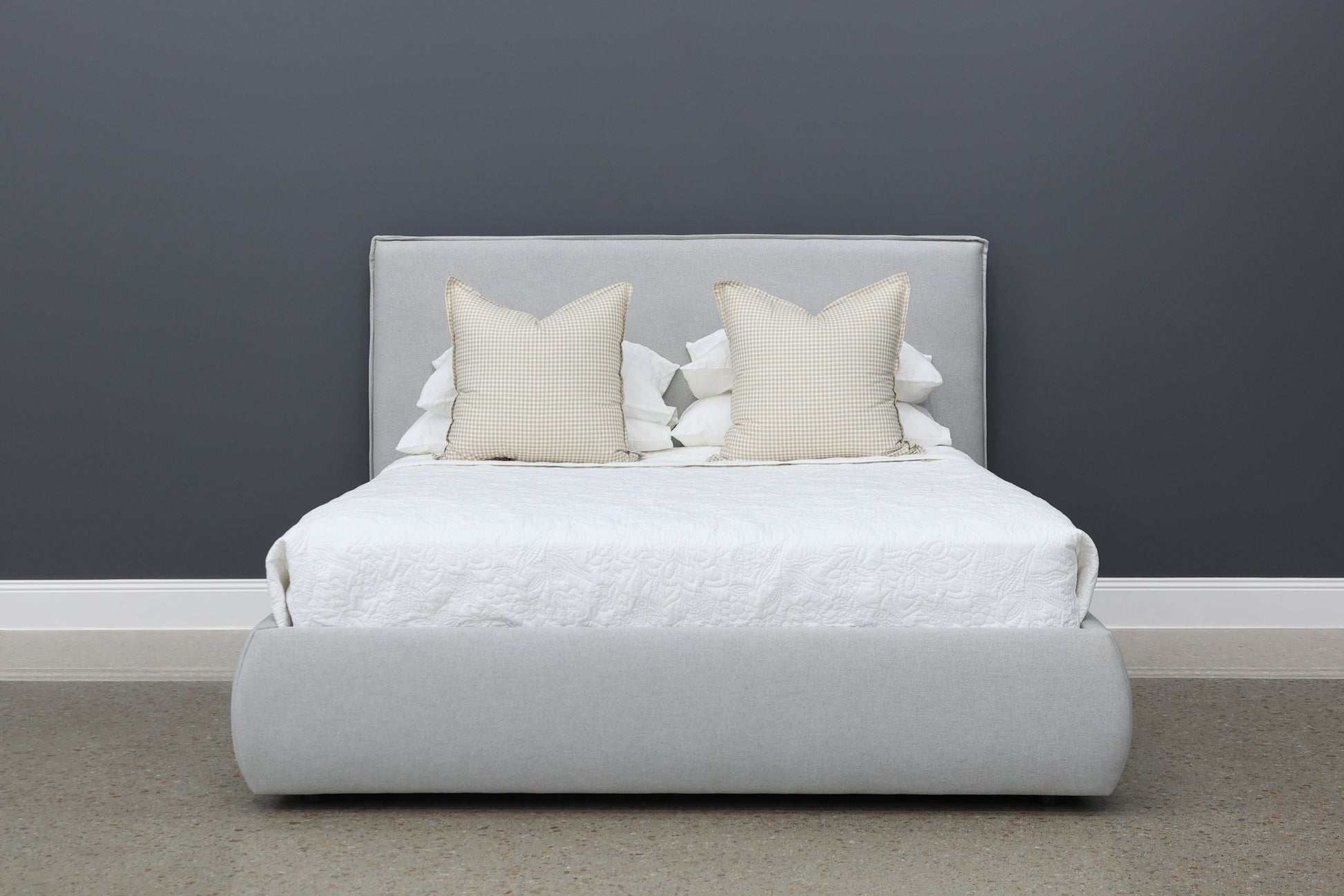 Queenscliff Bed - Light Grey