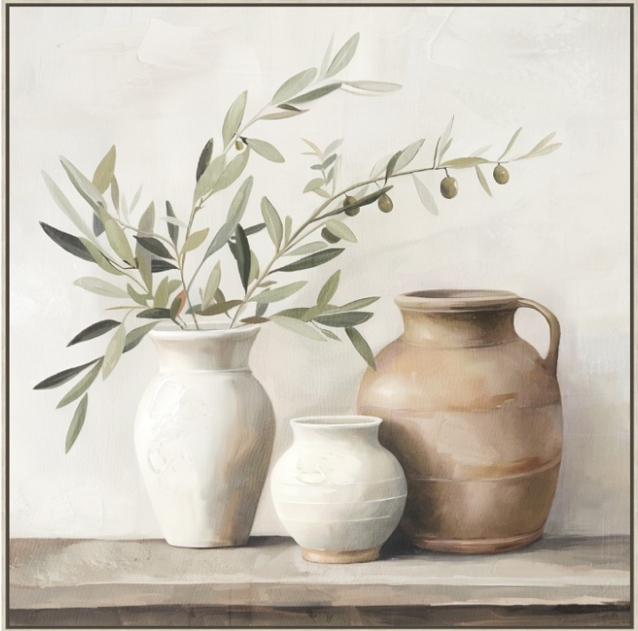 Olives and Urn Canvas