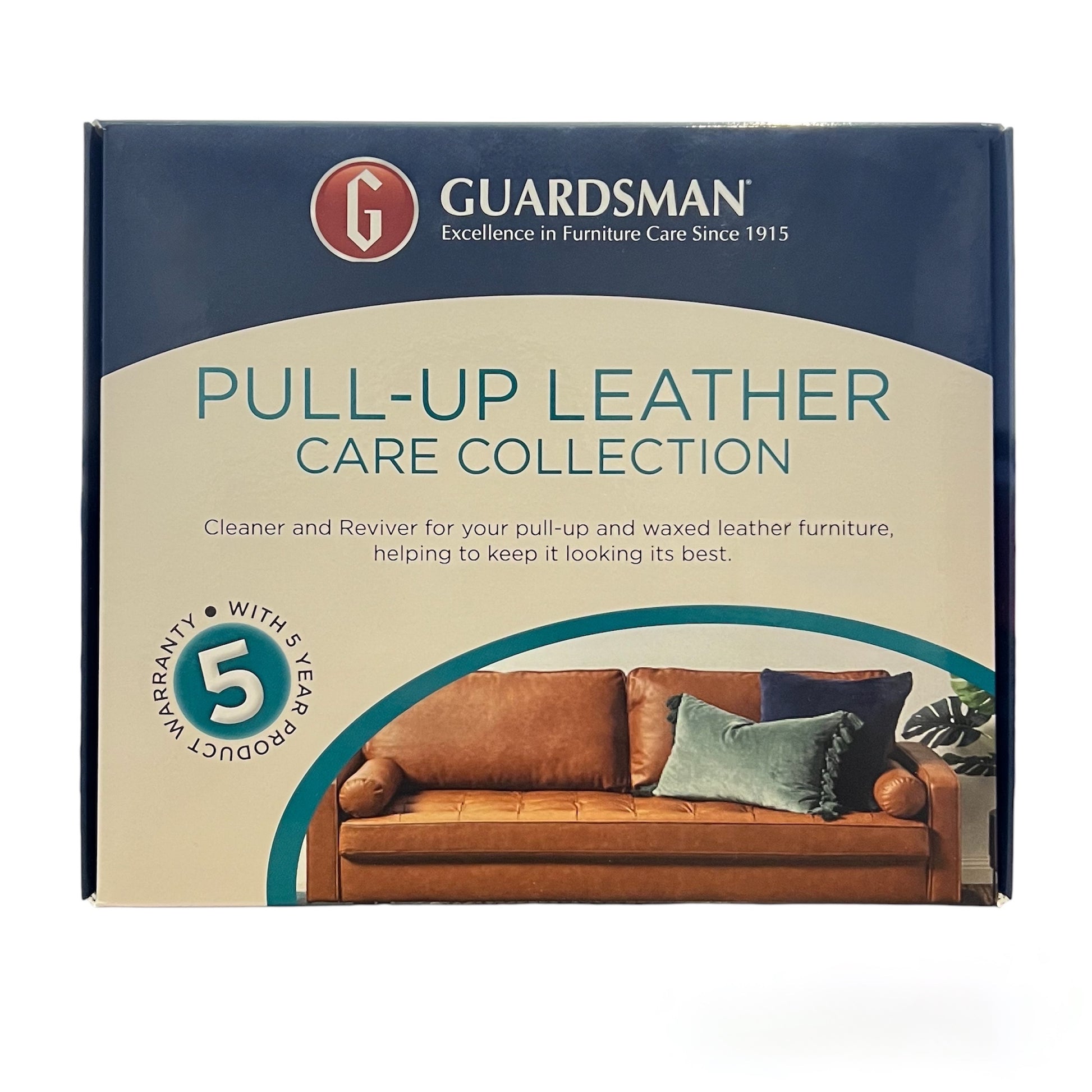 Guardsman Leather Pull-Up & Revive Care Collection 5-8 Seat - 5 Year Warranty