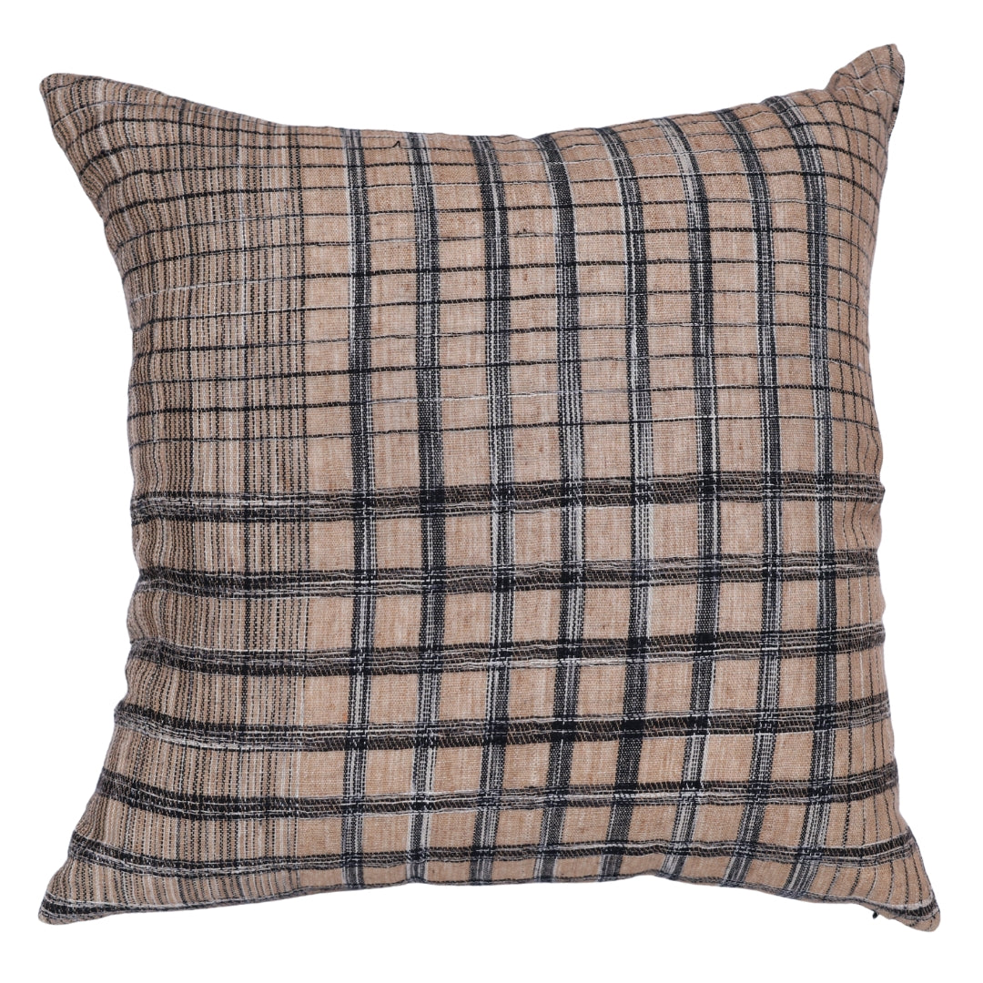 Granola Cushion 55x55cm - Taupe & Black