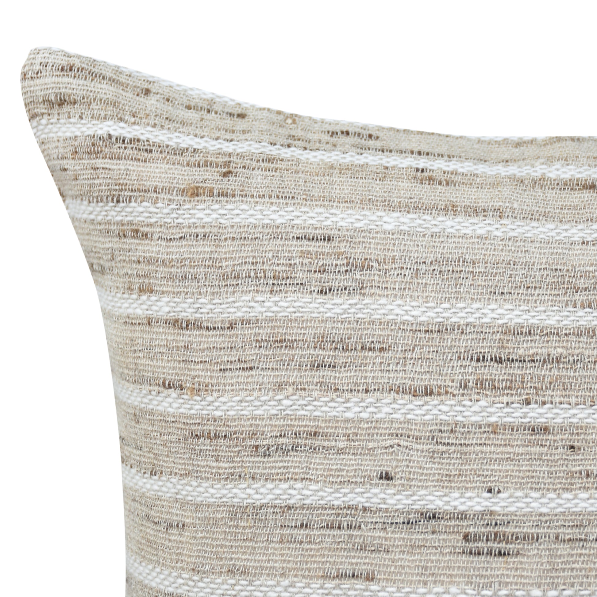 Hutt Cushion 55x55cm - Taupe & Black