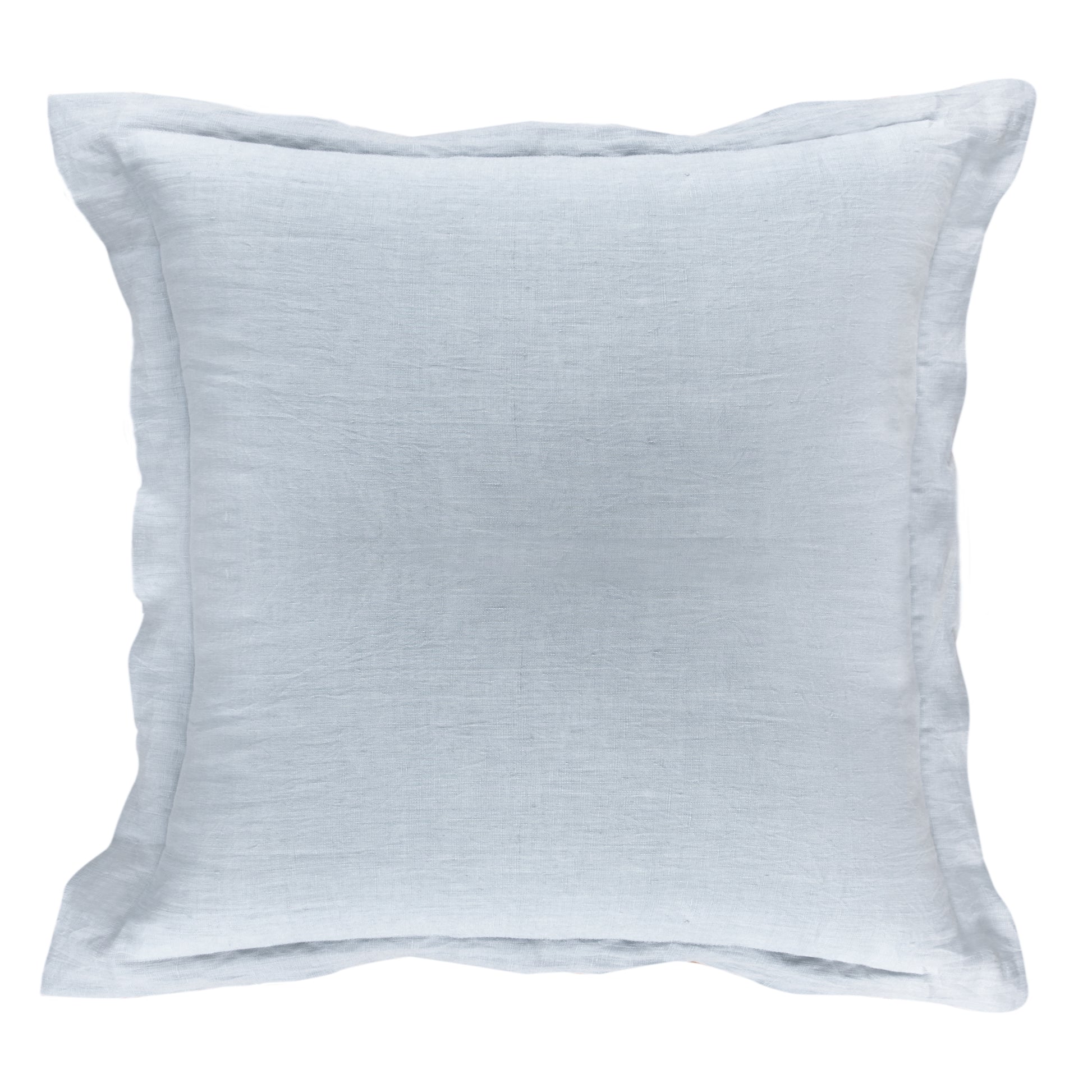 Stacey Pair European Pillowcases - Duck Egg Blue