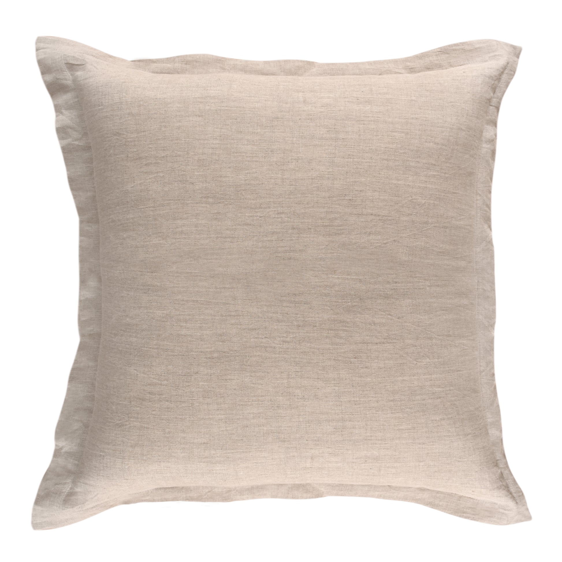 Stacey Pair European Pillowcases - Natural