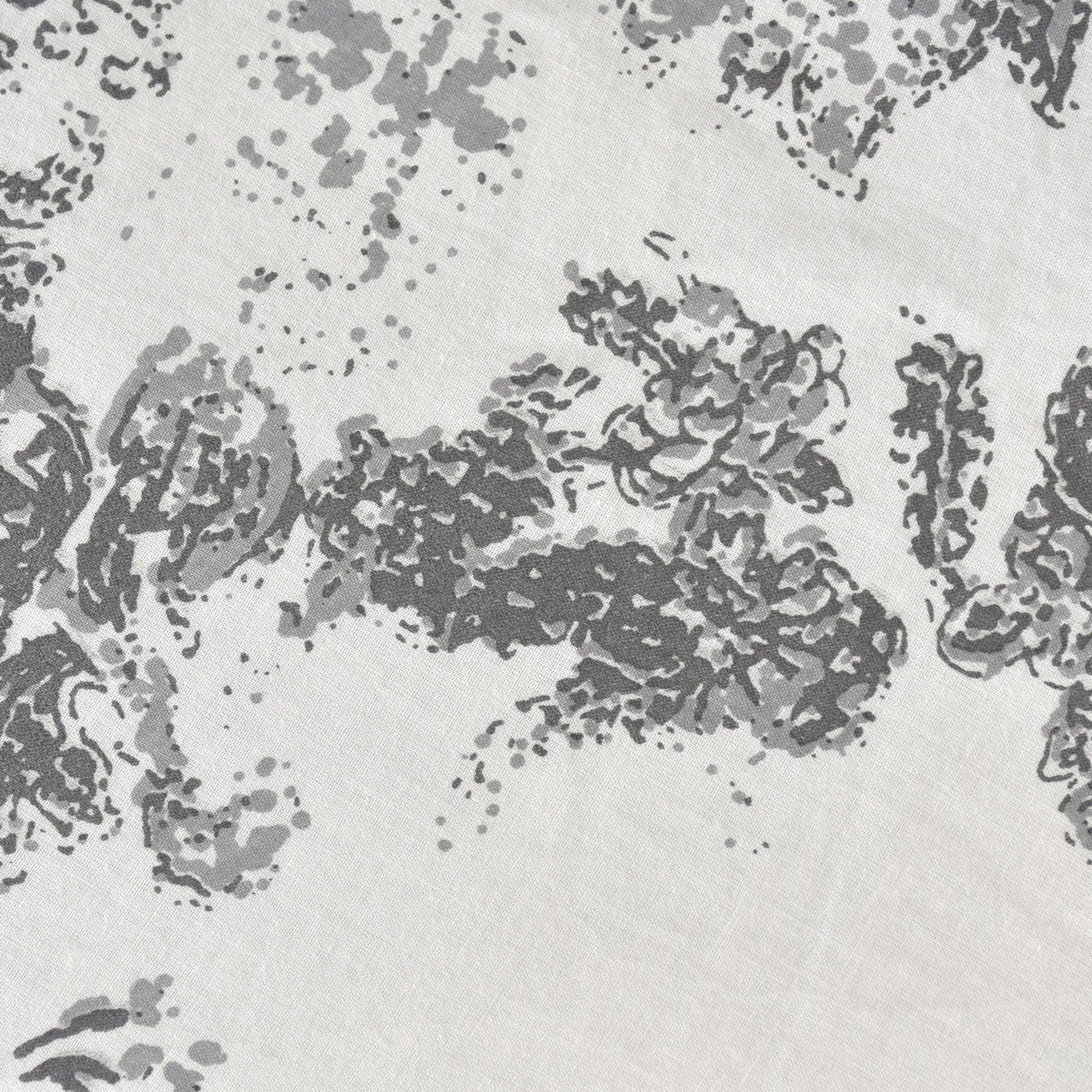 Florence Standard Pillowcases Pair - Grey & White