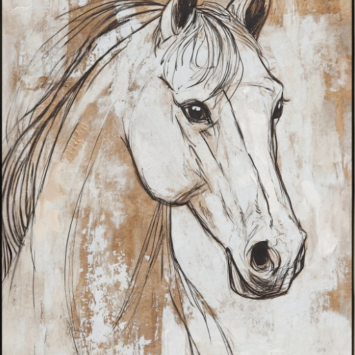 Hugo Horse Canvas