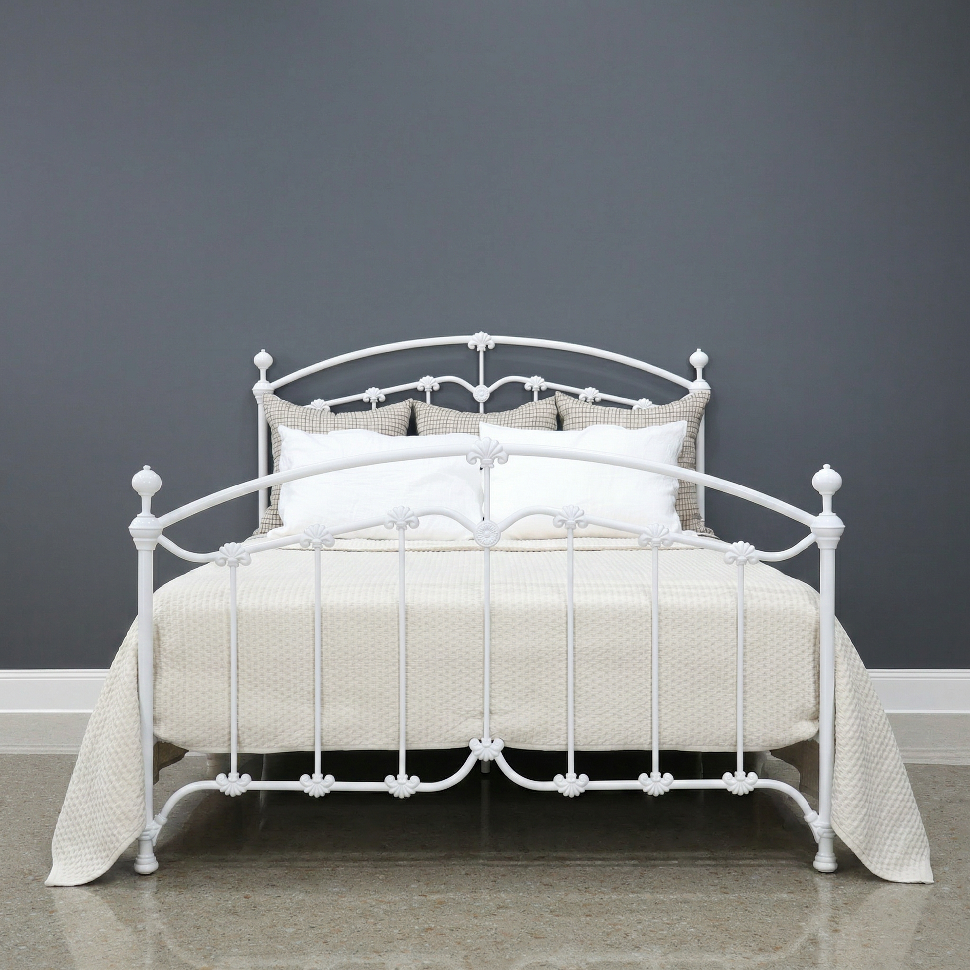 Katrina Bed - Gloss White