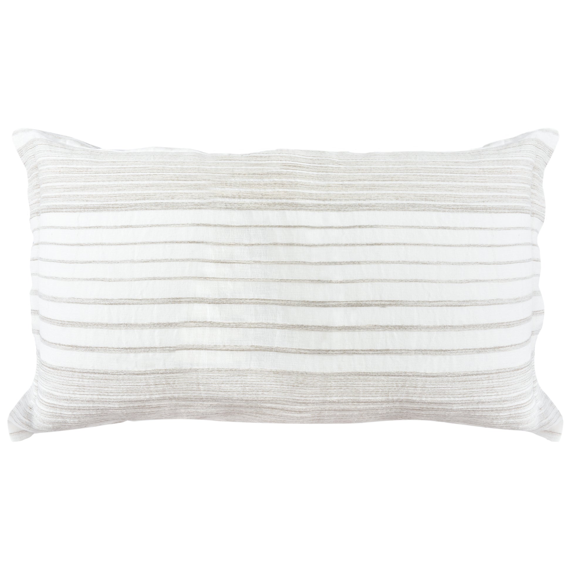 Willow Quilt Cover Set - Includes Pair of Standard Pillowcases - Ivory And Natural